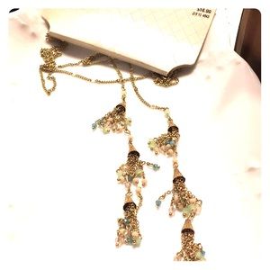 Target Layered Tassel Necklace NWT